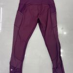 Lululemon Seek The Heat Crop Bordeaux Drama Photo 10