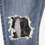 joe's jeans Medium Wash Distressed Boyfriend Billie Ankle Straight Jeans Size 27 Photo 3