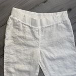 Lilly Pulitzer  Deri Palazzo Wide Leg White Linen Summer Vacation Pants Large Photo 2