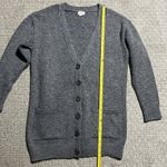 ana Women's Gray Cardigan Sweater Medium Button Front Longline‎ Pockets Photo 5