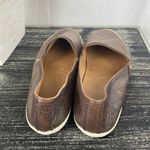 Frye  Brown Metallic Melanie Slip On Flat Sneaker Shoe 7.5 Photo 2