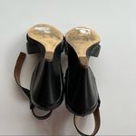 DV DOLCE VITA WEDGE ANKLE STRAP BLACK LEATHER WOMENS SIZE 7.5 Photo 5