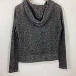 Lucky Brand Lucky Lotus Metallic Knit Hoodie Sweater Size Small Photo 3