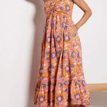 Cleobella  Organic Cotton Oliana Floral Boho Fairy Hippie Flowy Whimsy Midi Dress Photo 0