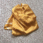 Cleobella  Mustard Polka Dot Scarf Top Multipurpose Versatile Photo 6