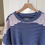 Free People NWT  We The Free Sherbert Striped Tunic in Blue Stripes Photo 5