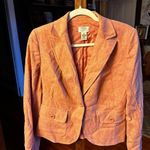 Loft  Dusty Pink Tweed Blazer Wool Blend with Silk Lining Sz 6 Photo 2