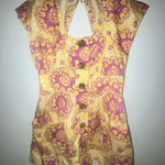 Plenty By Tracy Reese Vintage Y2K Boho Medallion Blouse Sz 4 Photo 0