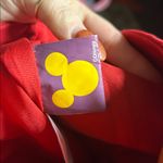 Disney  Red Cotton Tote with Embossed Pooh & Tigger scene Photo 4