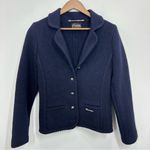 Sigi Scheiber Tyrol Austrian Boiled Wool Collared Sweater Blazer Women's Size S Blue Size M Photo 0