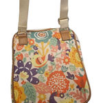 Lily bloom  Floral Crossbody Bag Multi Color Birds Flowers Adjustable Strap Photo 0