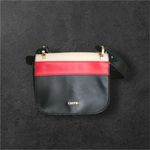 Carpisa Made In Italy Black Leather Satchel Top Small Crossbody Bag Minimalist P Photo 3