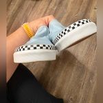 Vans  Checkerboard Check Foxing Cool Blue Classic Slip-On Sneakers 7 Casual Photo 7