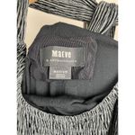 Anthropologie Maeve By‎  Navy Blue Crinkle Velvet Sleeveless Maxi Dress Size M Photo 5