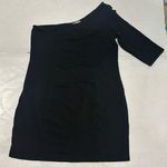Charlotte Russe  Plain Black Off the Shoulder Bodycon Sexy Dress Large Women Photo 0