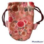 Daiso Japan Pink Goldfish Drawstring Pouch Photo 3