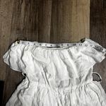 Lovely Day Women’s Size S White Ruffled Flutter Sleeveless Photo 5