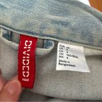 H&M  Divided Light Blue Denim Jean Jacket Size 4 EUC Photo 3