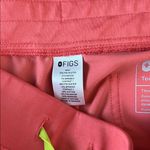 FIGS  Zamora Jogger Scrub Pants Hot Coral Pink Size Medium Photo 2