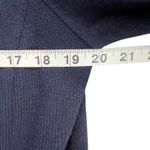 St. John Sport Santana Knit Sweater Jacket M Blue Striped Collar Full Zip Luxury Photo 10