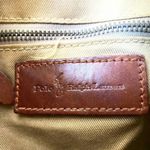 Ralph Lauren Tartan Plaid Large Leather Drawstring Bucket Shoulder Bag VINTAGE Photo 6