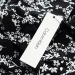 Calvin Klein Floral Print Scuba Crepe Midi Dress Photo 9