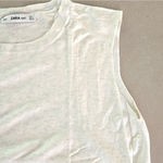 ZARA New Knit White Sleeveless Vest Top Photo 1