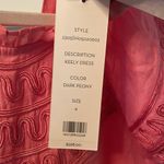 Veronica Beard NWT  Keely Dress in Dark Peony Pink 4 🥰 Cotton Mini Photo 5
