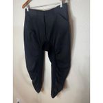 Stella McCartney Womens Size 42 Tina Wool Pants Ruched Cropped High-Rise Chic Photo 2