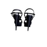 Saint Laurent NIB Tribute Studded Platform Sandals in Black/Gold Size 40 Photo 6