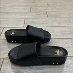 BEEK ALBATROSS REAL LEATHER PLATFORM FLATFORM SLIDES Black Size 10 Photo 9