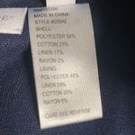 Soft Surroundings toile linen jacket /Tunic S Photo 7