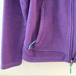 The North Face  Fleece Purple Full Zip Lightweight Winter Hiking Jacket Sz M GUC Photo 8