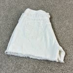 Dear John White Denim Shorts Womens Size 30 Frayed Hem Casual Summer Festival Photo 6