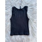 SKIMS Cotton Rib Tank Soot Size Large Photo 3