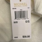 Michael Kors Cream Ivory Off White Gold Studded Logo Scarf MK NWT Photo 3