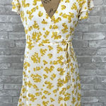 Harper Francesca’s  Yellow Wrap Dress Photo 0