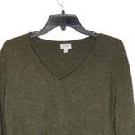 J.Crew J.‎ Crew Wool Blend Long Sleeve V-Neck Hi-Low Hem Pullover Sweater Small Women Photo 1