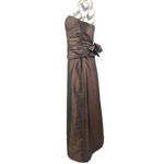 Bill Levkoff  Iridescent Brown Strapless 2-Piece Skirt & Top - Size 8 Photo 2