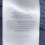 Ralph Lauren Lauren Women's Navy Blue Cowl Neck Waffle Knit Cotton Sweater L Photo 8