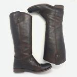 Frye  Melissa Button Soft Vintage Riding Boot Brown Photo 0