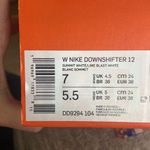 Nike  Downshifter 12 Running Sneakers (Sz 7) Summit White/ Lime Blast NIB Photo 7
