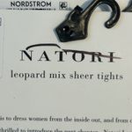 Natori  Leopard Mix Sheer Tights Black Size Small S NT S05438 3 pack Photo 7