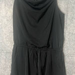 The Limited  Woman Size Large NWT silky black sleeveless romper‎ shorts Photo 0