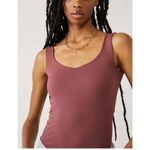 Free People Clean Lines Body Suit in Nutmeg Size M/L Retail $40 NWOT Photo 2