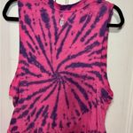 Free People Movement Tie Dye Love Yoga Crop Tank Top Pink Purple Size M Photo 2