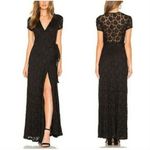 Amuse Society  Great Lengths Black Lace Maxi Dress Photo 1
