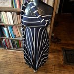 Elan  convertible navy & white striped knit S maxi skirt Photo 3