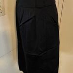 Napist Women's Work Office Business Stripes Pencil Skirt Black Photo 4