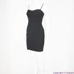 Ruby Rox  USA-made black mini bodycon‎ dress spaghetti strap, size S Photo 4